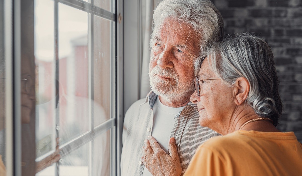 Older Couple pensive