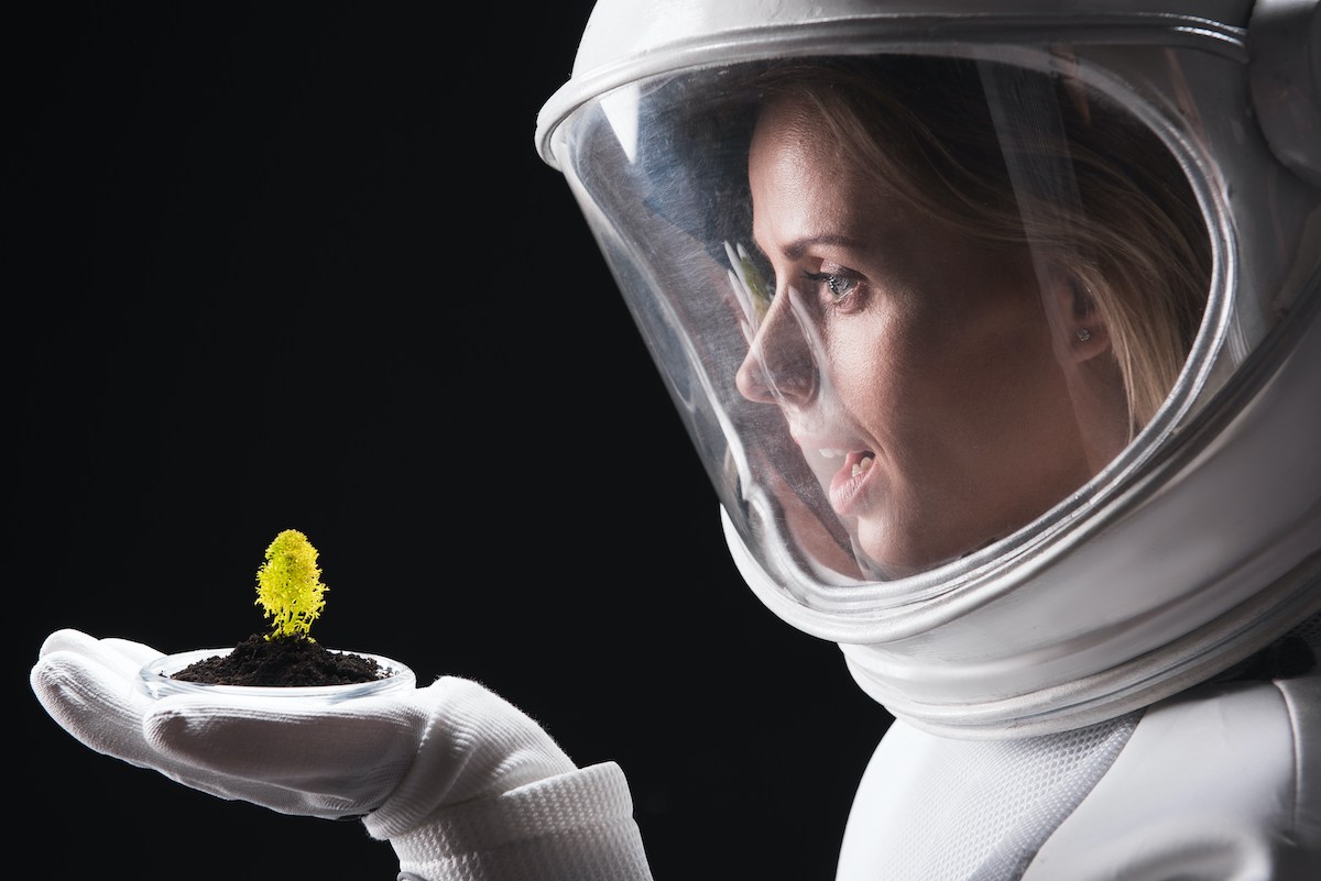 jardinería en el espacio