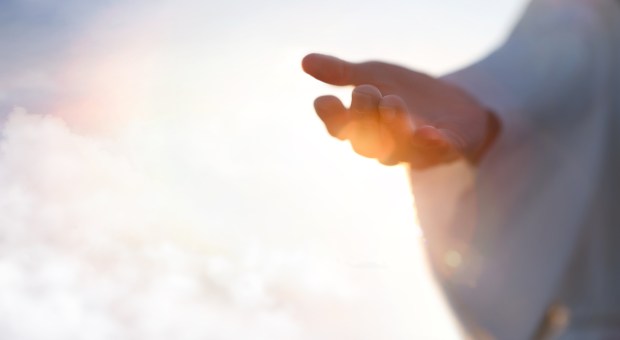 Jesus Christ with open arms