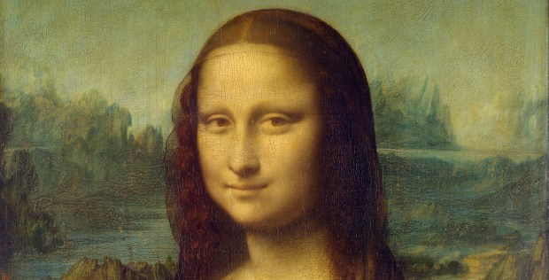 Mona Lisa by Leonardo da Vinci detail