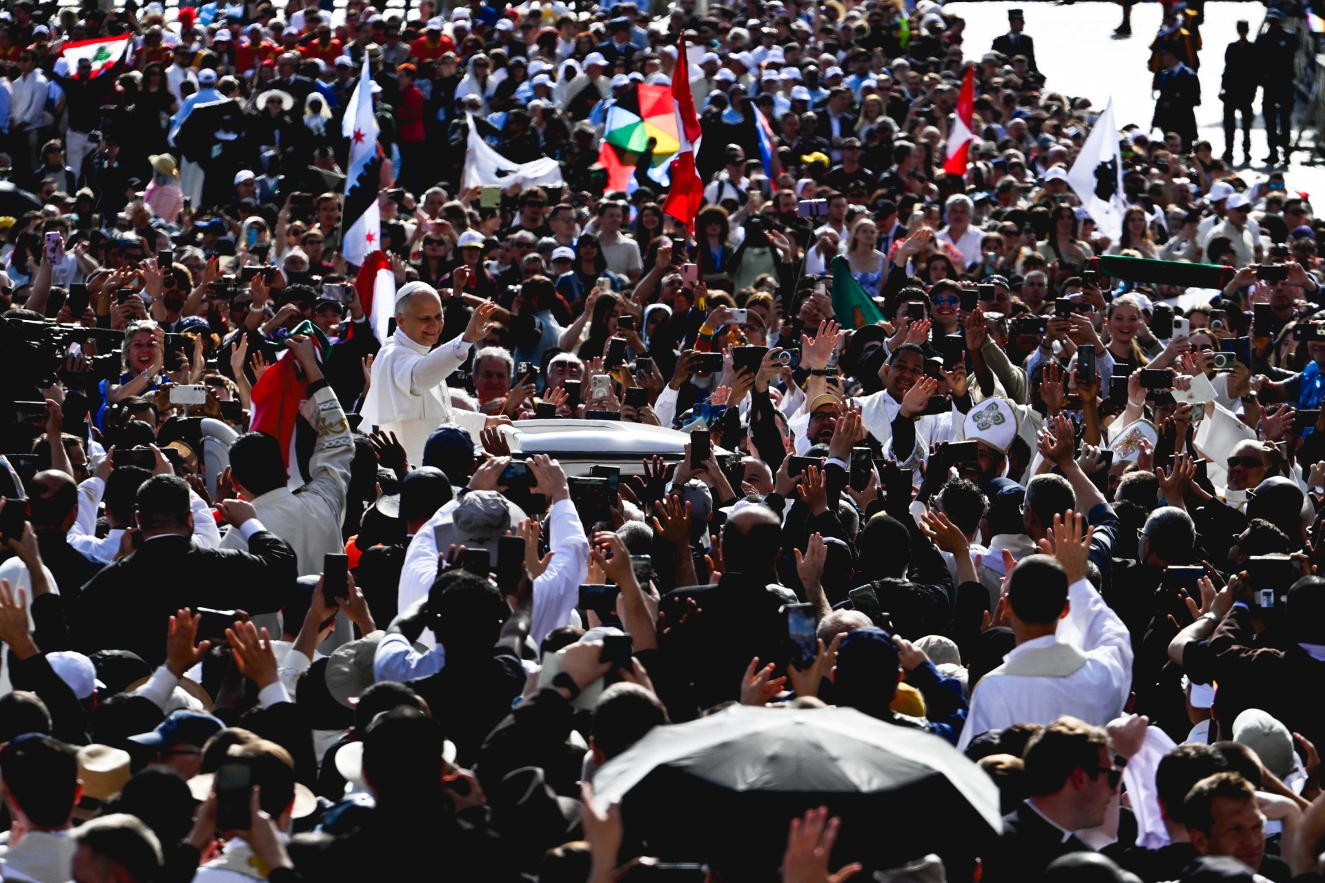 Holy Mass for the Beginning of the Pontificate of Pope Leo XIV, in St Peter's square in The Vatican on May 18, 2025.