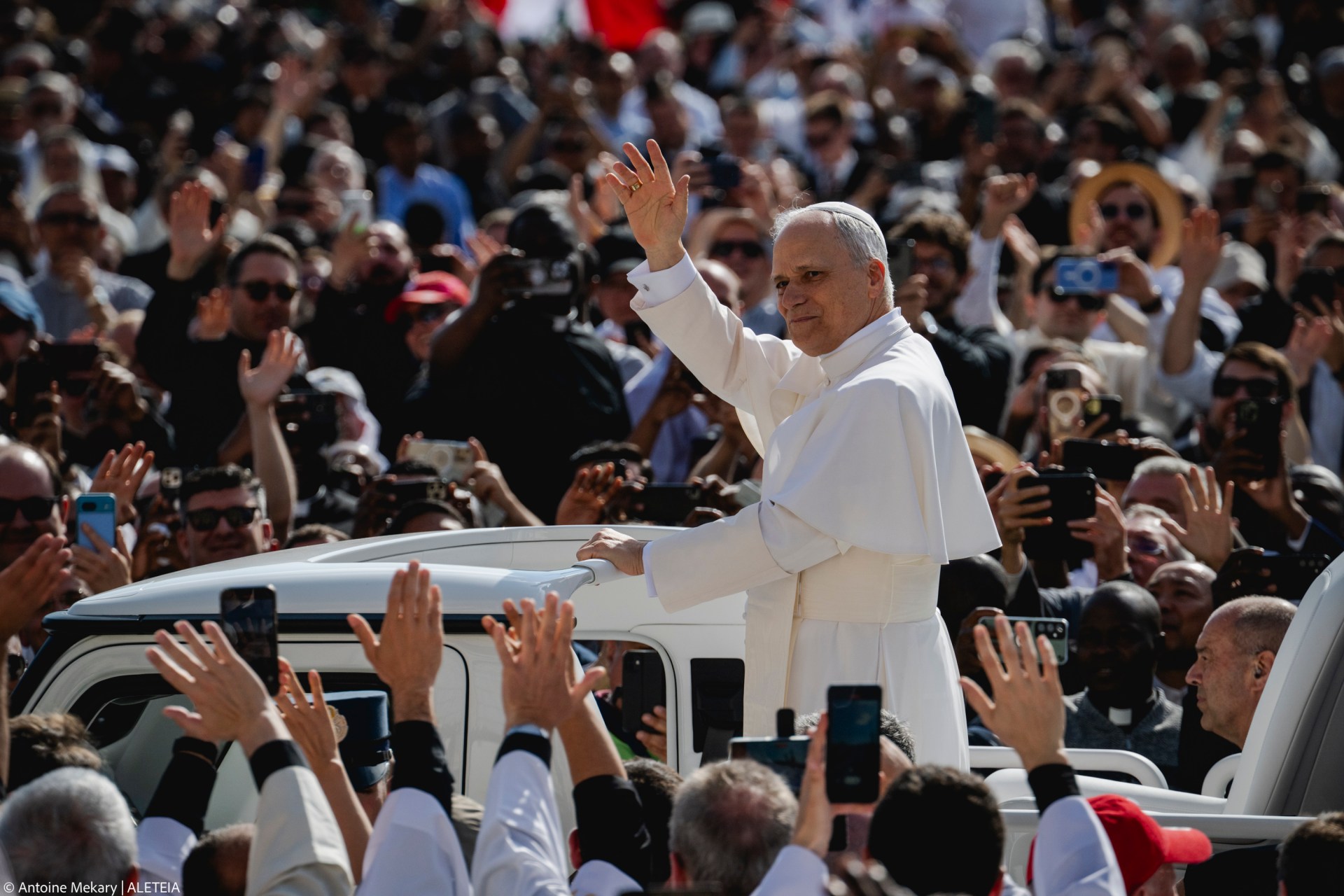Holy Mass for the Beginning of the Pontificate of Pope Leo XIV, in St Peter's square in The Vatican on May 18, 2025