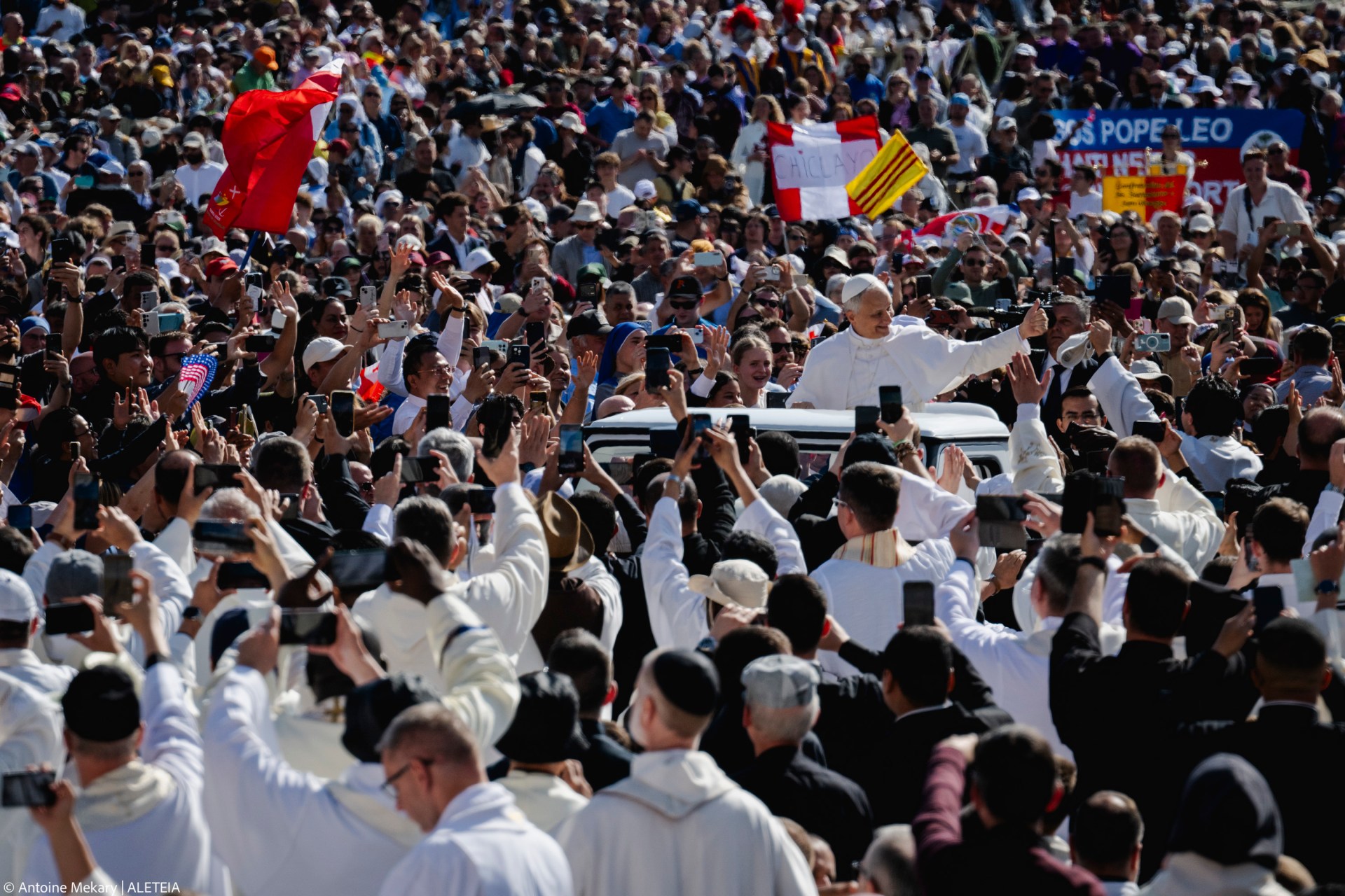 Holy Mass for the Beginning of the Pontificate of Pope Leo XIV, in St Peter's square in The Vatican on May 18, 2025