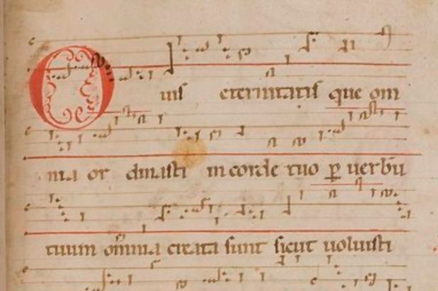 musical notes of Hildegard