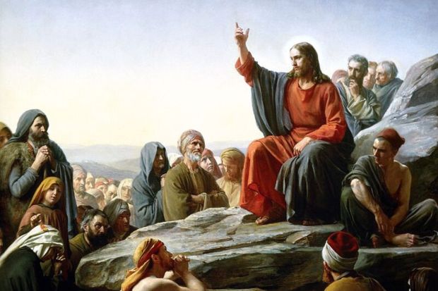 jesus preaching