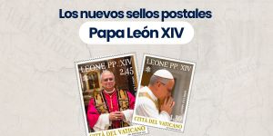 (VIDEO) Los nuevos sellos postales del Papa León XIV