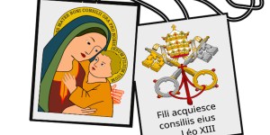El escapulario blanco de Nuestra Señora del Buen Consejo