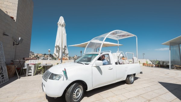 El último gesto del Papa Francisco para Gaza un papamovil