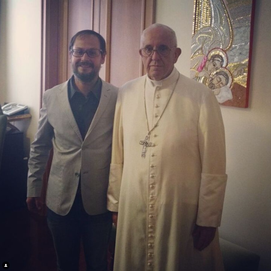Andrés Castillo, Renova + con el papa francisco