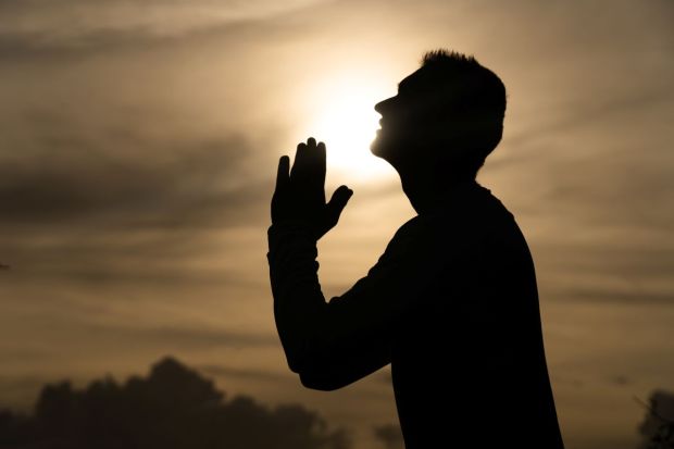 praying