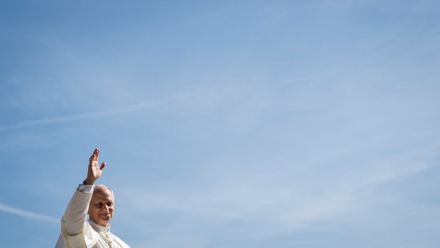 Pope Leo XIV during his weekly general audience in St. Peter's Square at the Vatican, on June 4, 2025.