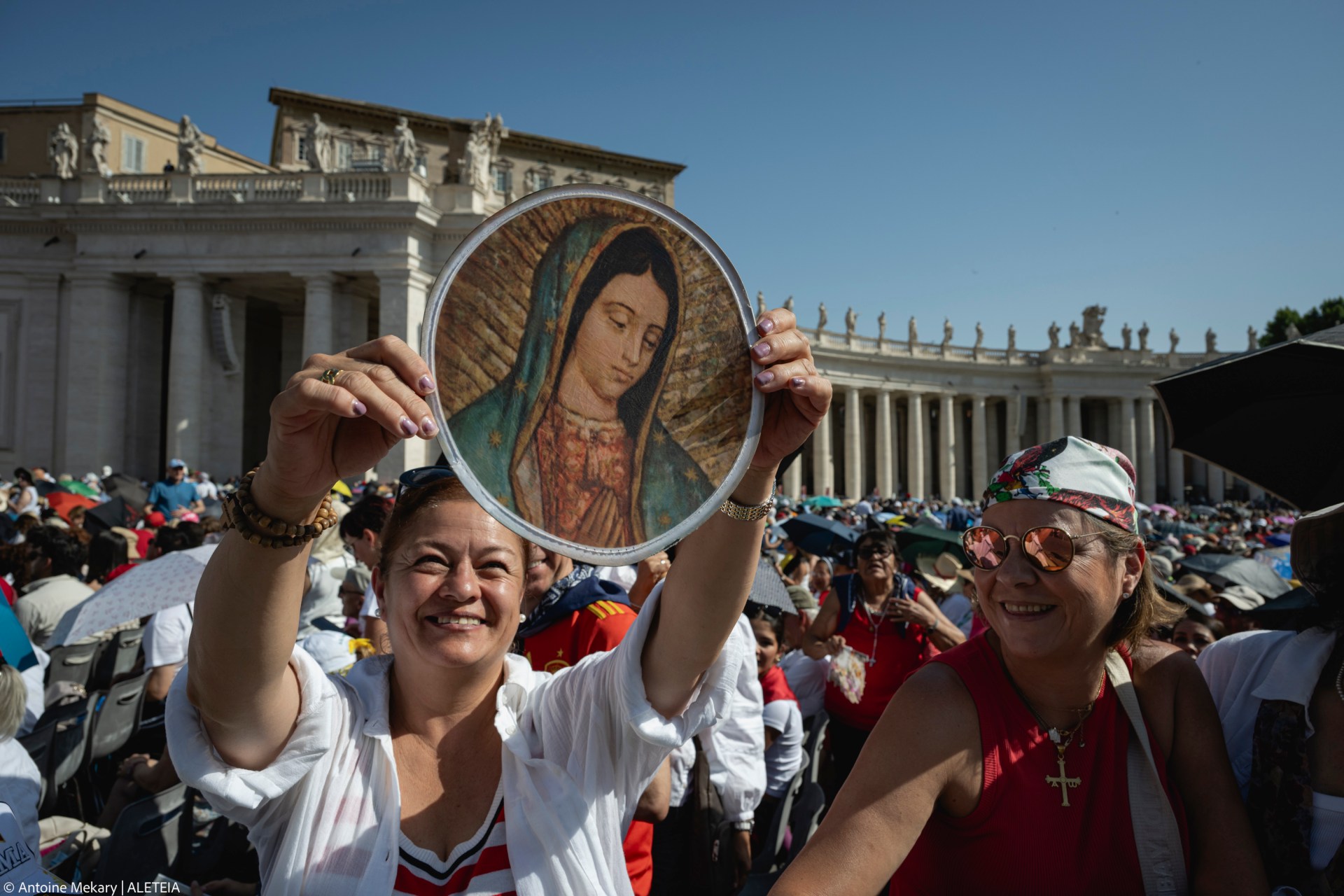 Pope Leo XIV during Holy Mass celebrated for the Jubilee of New Religious Associations on Pentecost Sunday in St. Peter's Square at the Vatican, June 8, 2025.