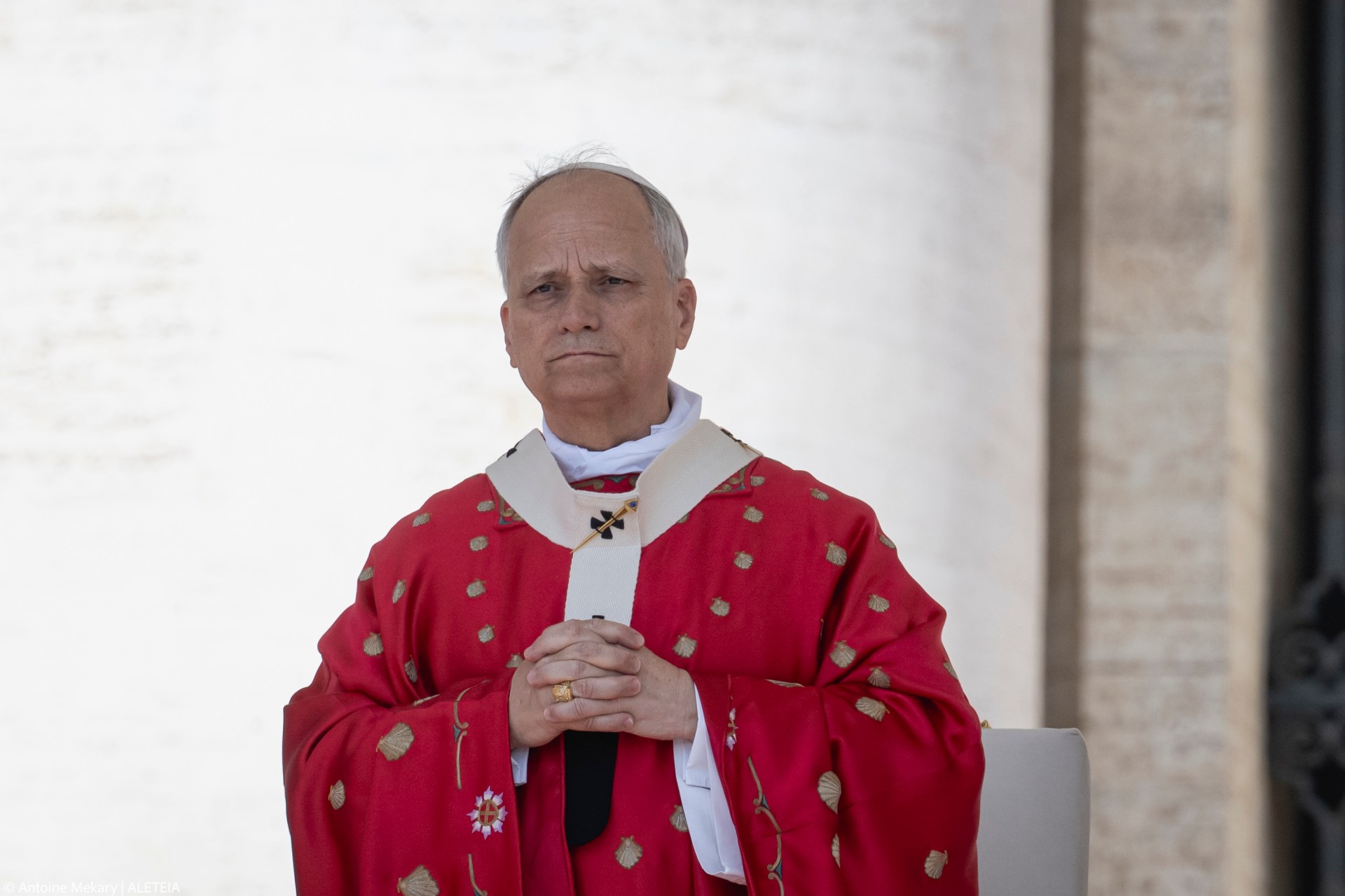 Pope Leo XIV during Holy Mass celebrated for the Jubilee of New Religious Associations on Pentecost Sunday in St. Peter's Square at the Vatican, June 8, 2025.