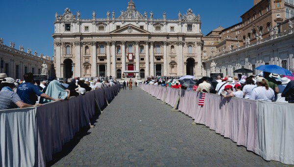 Pope Leo XIV celebrates the mass for the Jubilee of families, children, grandparents and the elderly, at St. Peter's square in the Vatican on June 1, 2025
