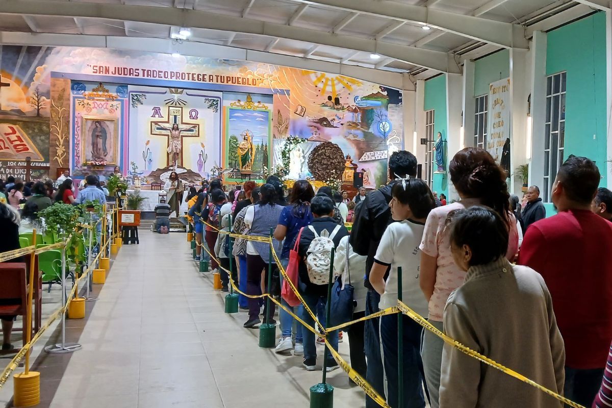 Peregrinación de la reliquia de san Judas Tadeo en México