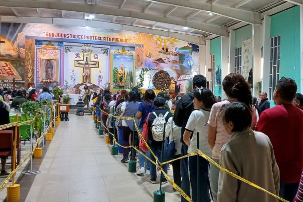 Peregrinación de la reliquia de san Judas Tadeo en México