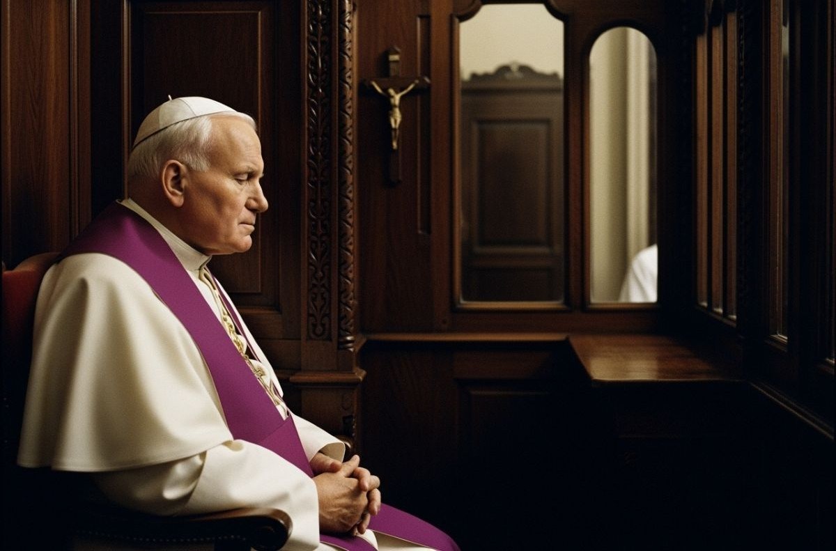 san Juan Pablo II, confesionario, ministerio sacerdotal, santo Cura de Ars