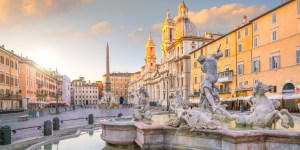 Un Papa inundaba la Piazza Navona para refrescar Roma