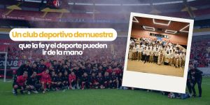 (VIDEO) Un equipo de futbol demuestra que la fe y el deporte pueden ir de la mano