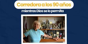 (VIDEO) Con 90 años, seguirá siendo corredora mientras Dios se lo permita