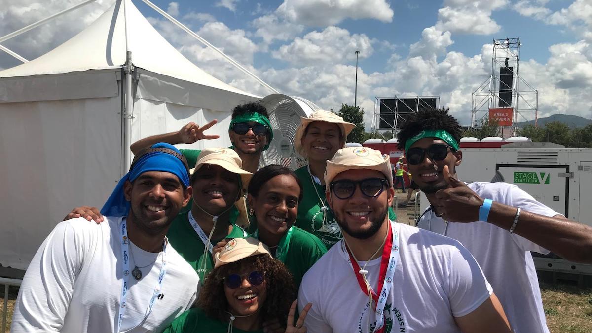 David, peregrino de República Dominicana en el jubileo de los jóvenes