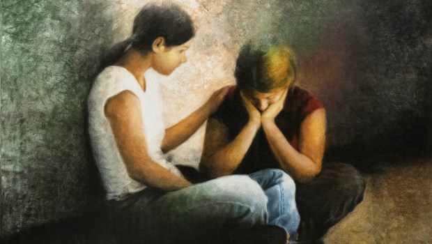 El Alma Mater Museum de Zaragoza ofrece una exposición de la pintora Isabel Guerra que ayuda a volar hacia lo eterno