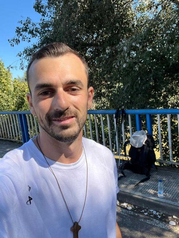 David Muñoz peregrina por los santuarios marianos de españa