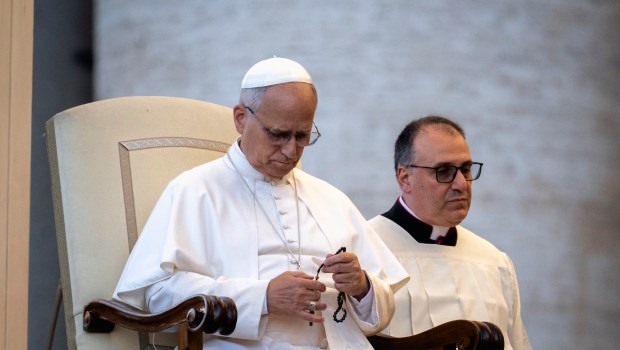 pope-leo-XIV-prayer-vigil-rosary-