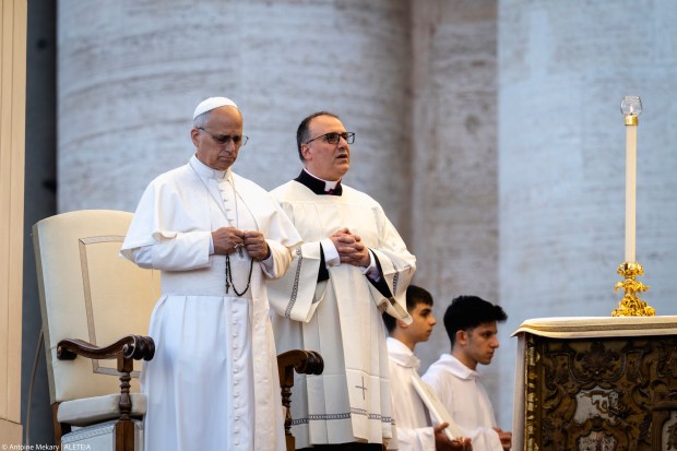 pope-leo-XIV-prayer-vigil-rosary-