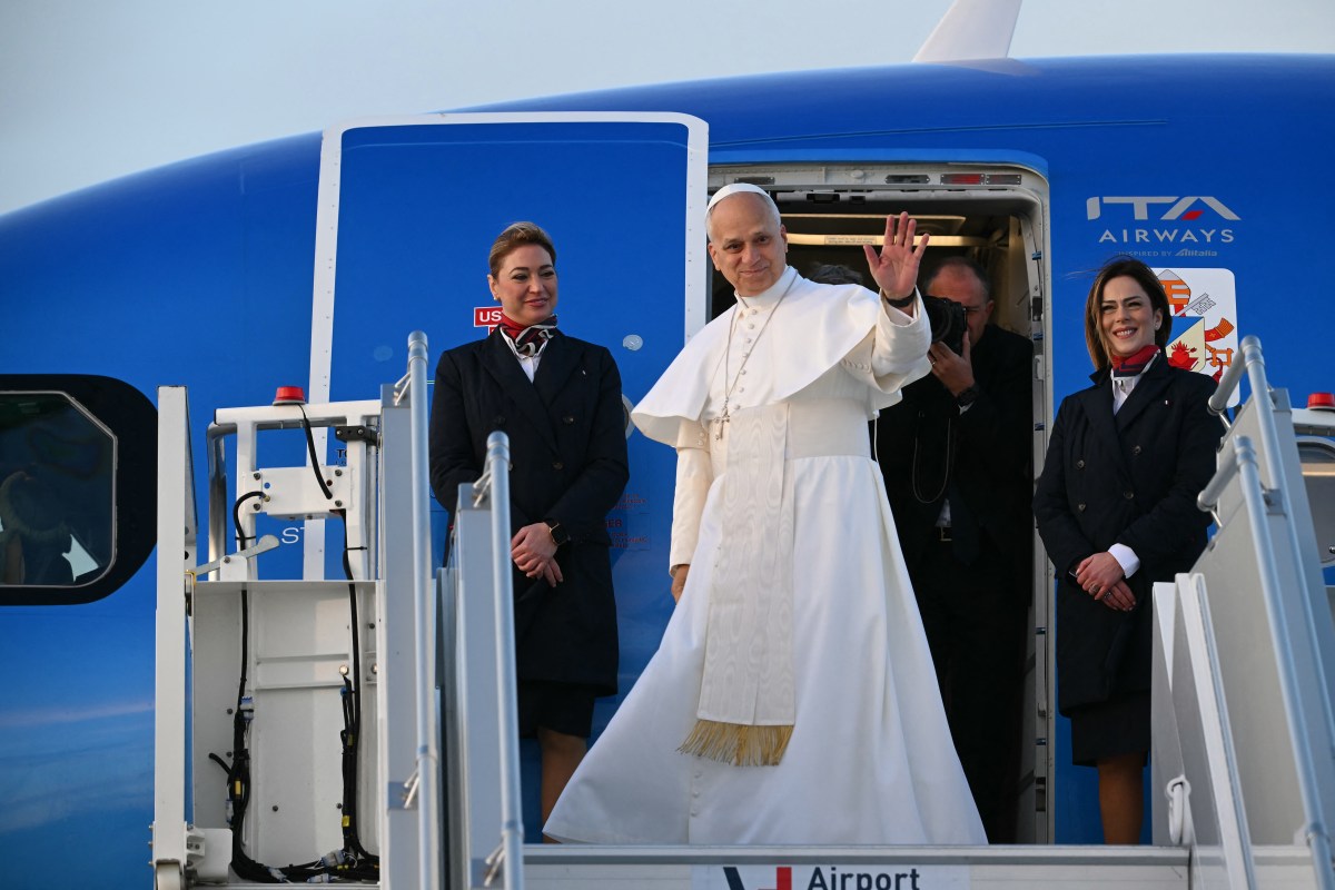 PAPE-LEON-XIV-AVION-AFP