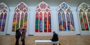 Notre Dame de París: las futuras vidrieras expuestas en el Grand Palais