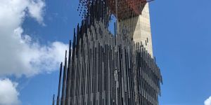 El descomunal “Manto de María” que honra a la Virgen en Venezuela