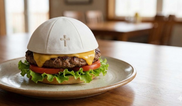 Corner Hero Image - Cerca del Vaticano, los papas en el menú de una hamburguesería