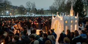 Fe bajo cero: la capilla de hielo que conmovió Notre Dame