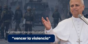 (VIDEO) La verdadera vocación cristiana es “vencer la violencia”