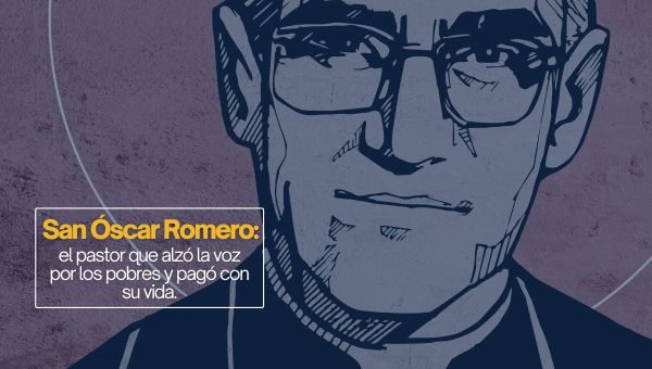 San Óscar Romero: el pastor que alzó la voz por los pobres y pagó con su vida.