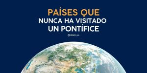 Países que nunca han sido visitados por un pontífice