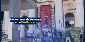 (VIDEO) Los colores de Pascua en el Vaticano