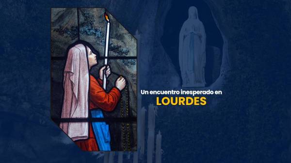 Un encuentro inesperado en Lourdes.