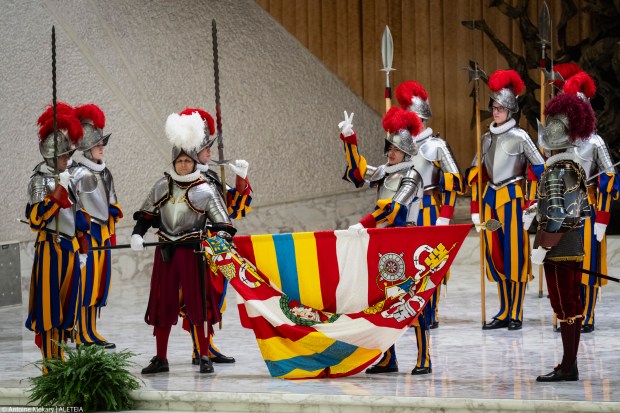 pope-leo-xiv-swearing-in ceremony-swiss-guard-vatican-may-6-2026