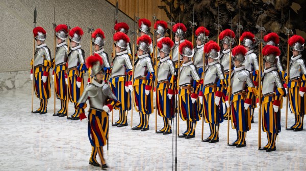 pope-leo-xiv-swearing-in ceremony-swiss-guard-vatican-may-6-2026
