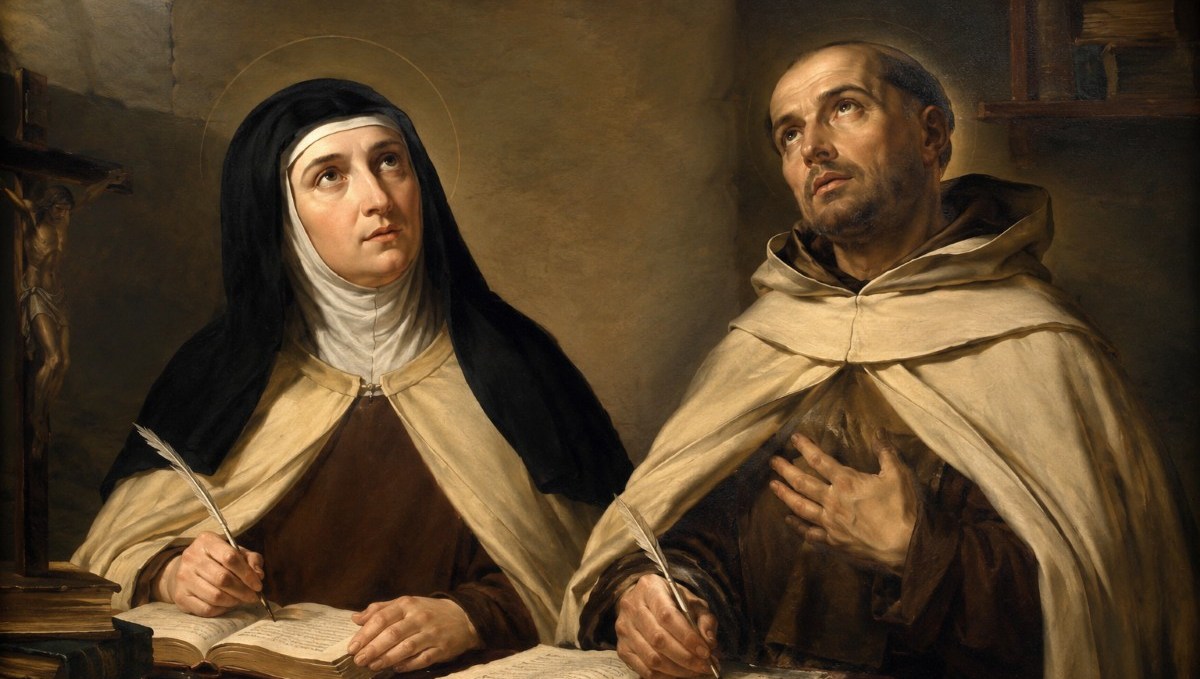 san juan de la cruz y teresa de jesus menciones del papa león xiv