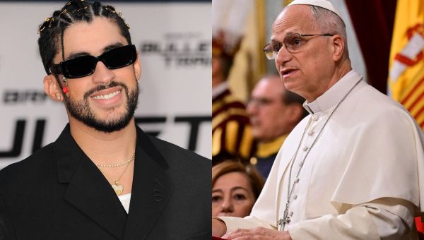 el papa se reúne con bad bunny