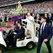 En el estadio Bernabéu, León XIV con 80 mil fieles