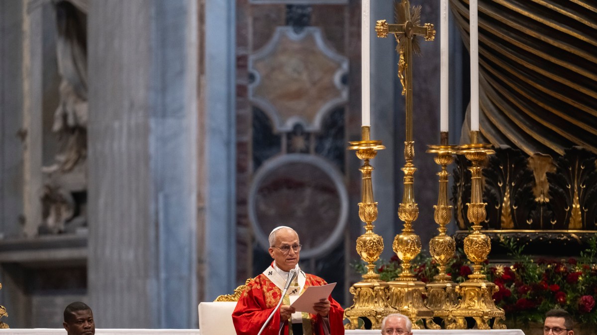 Pope Leo XIV leads a Holy Mass on the Solemnity of Saints Peter and Paul, Rome's patron saints, at St. Peter's Basilica in the Vatican, on June 29, 2026