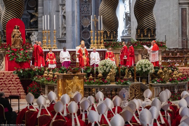 Pope Leo XIV leads a Holy Mass on the Solemnity of Saints Peter and Paul, Rome's patron saints, at St. Peter's Basilica in the Vatican, on June 29, 2026