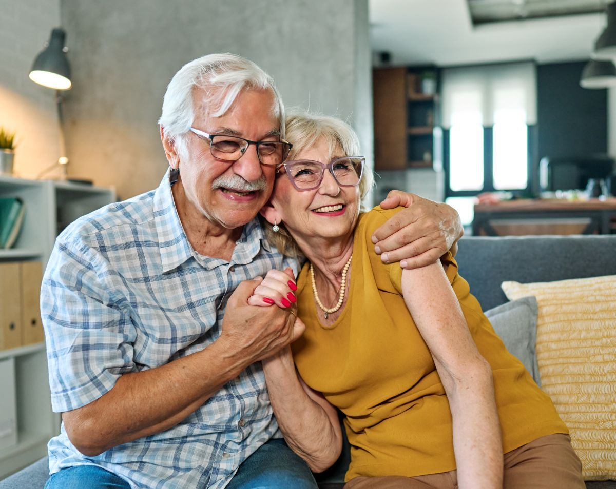 pareja feliz