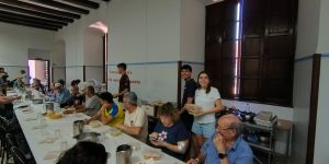 Evacuados por los incendios hacen piña en el seminario de Segorbe 