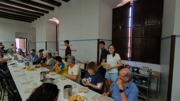 centro de acogida en seminario de Segorbe por los incendios en España