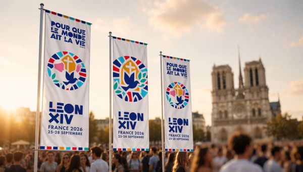 Corner Item Image - Conoce el logotipo para la visita de León XIV a Francia